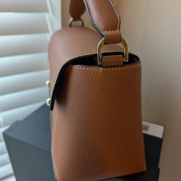 Strathberry Mosaic Top handle Grain tan Vanilla Stitch - Picture 7 of 14